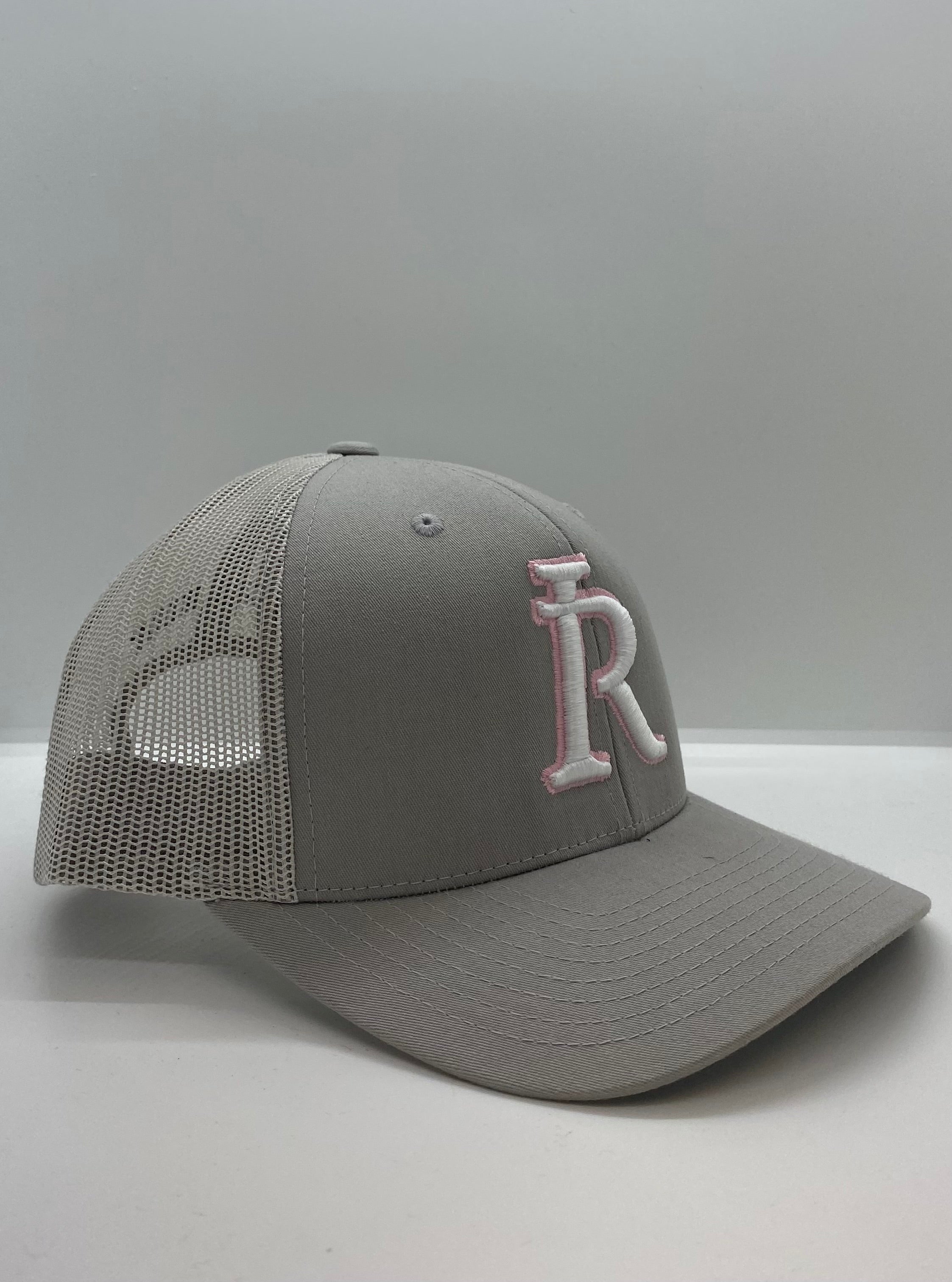 Grey-Pink Trucker Cap