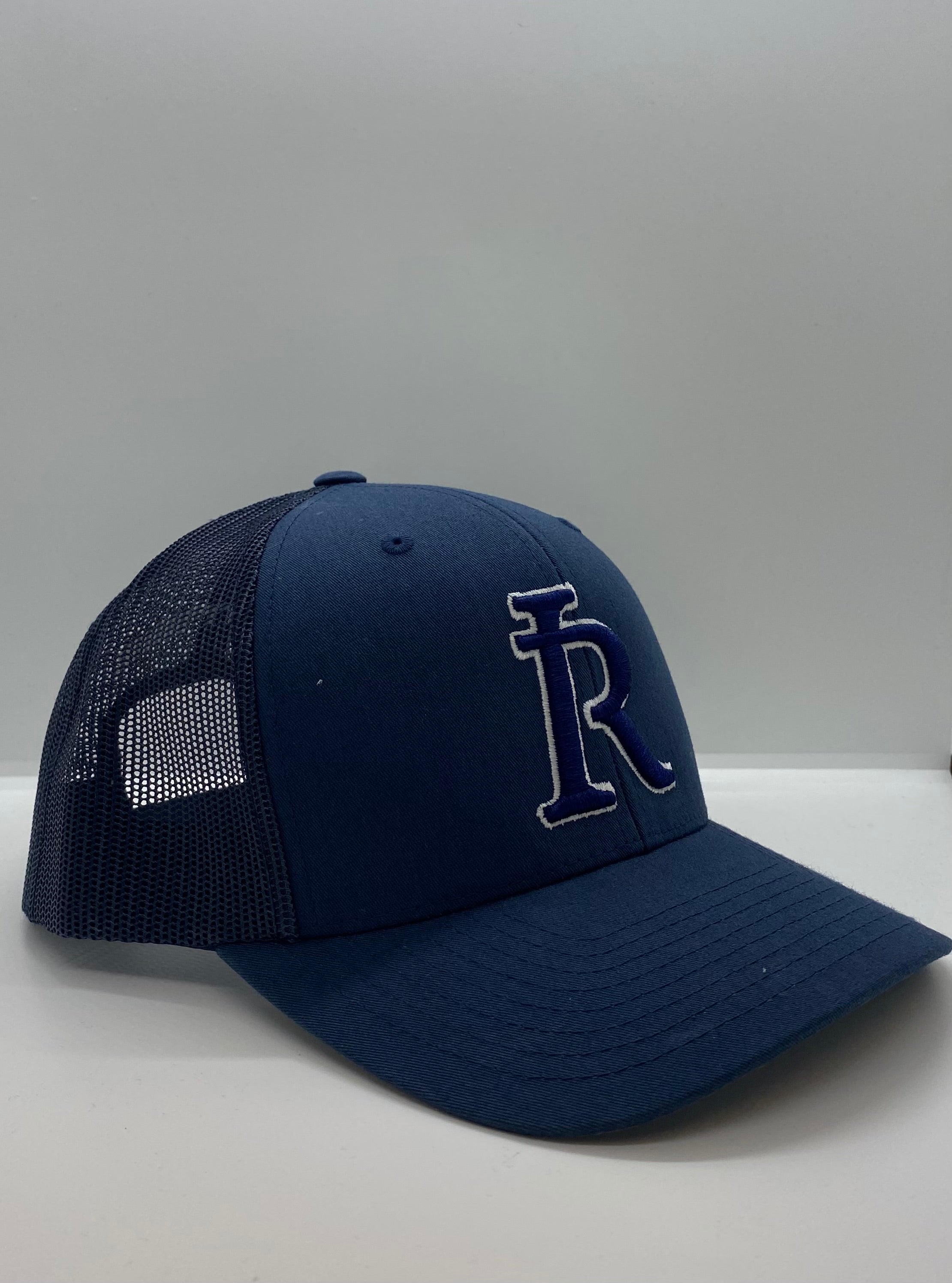 Navy trucker cap