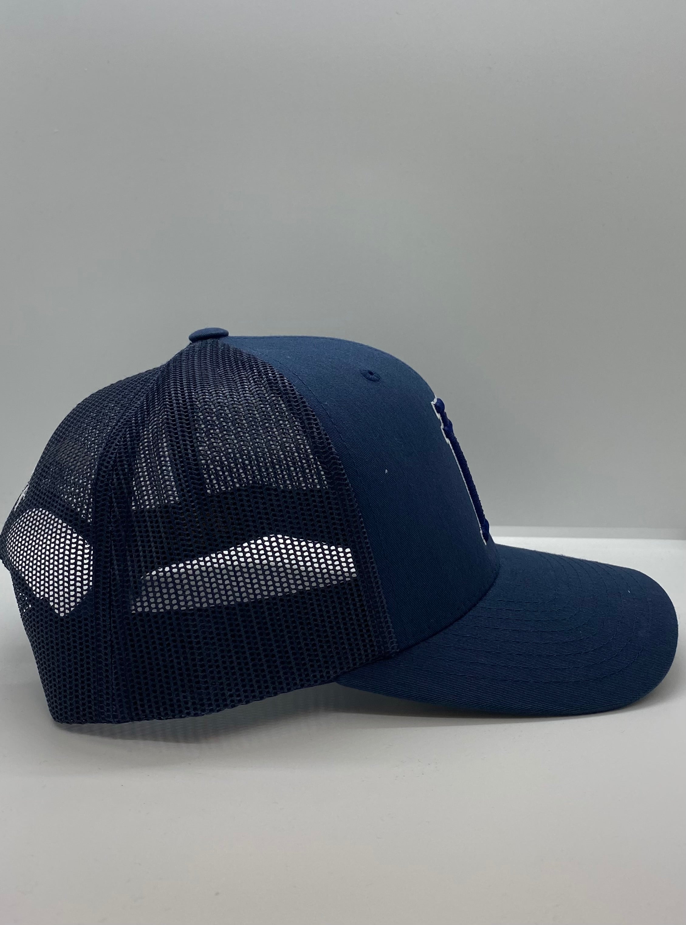 Navy trucker cap