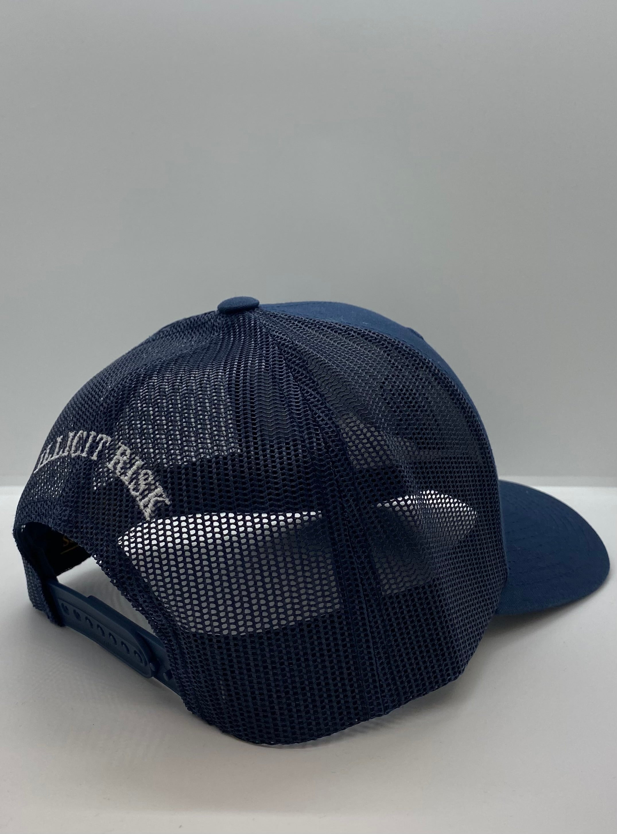 Navy trucker cap