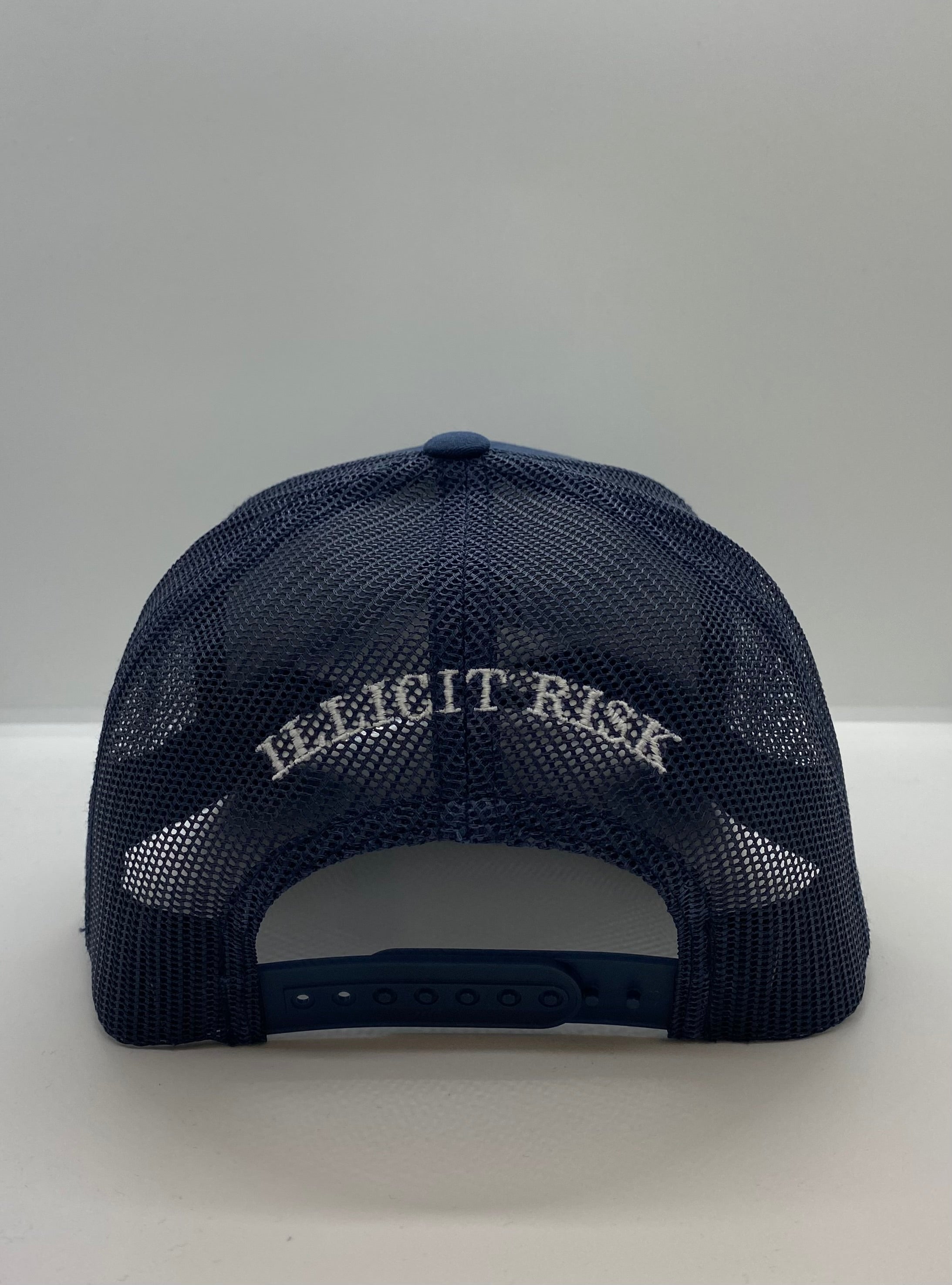 Navy trucker cap