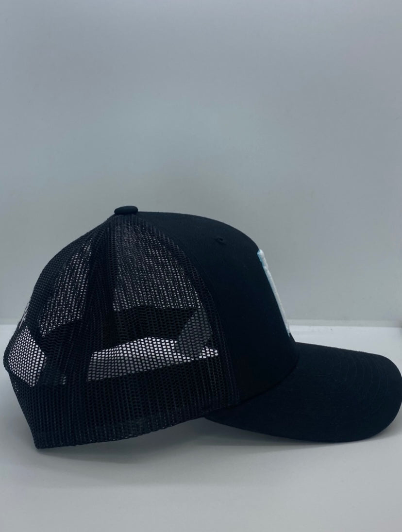 Black Trucker Cap