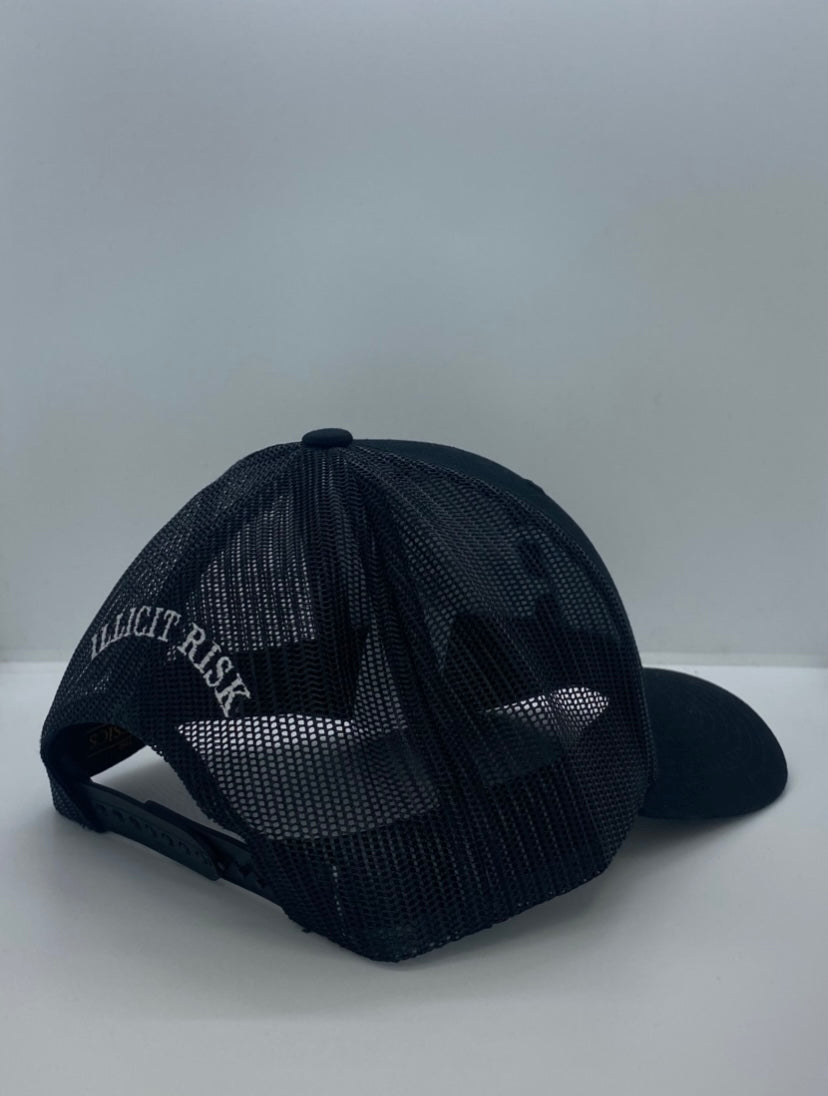 Black Trucker Cap