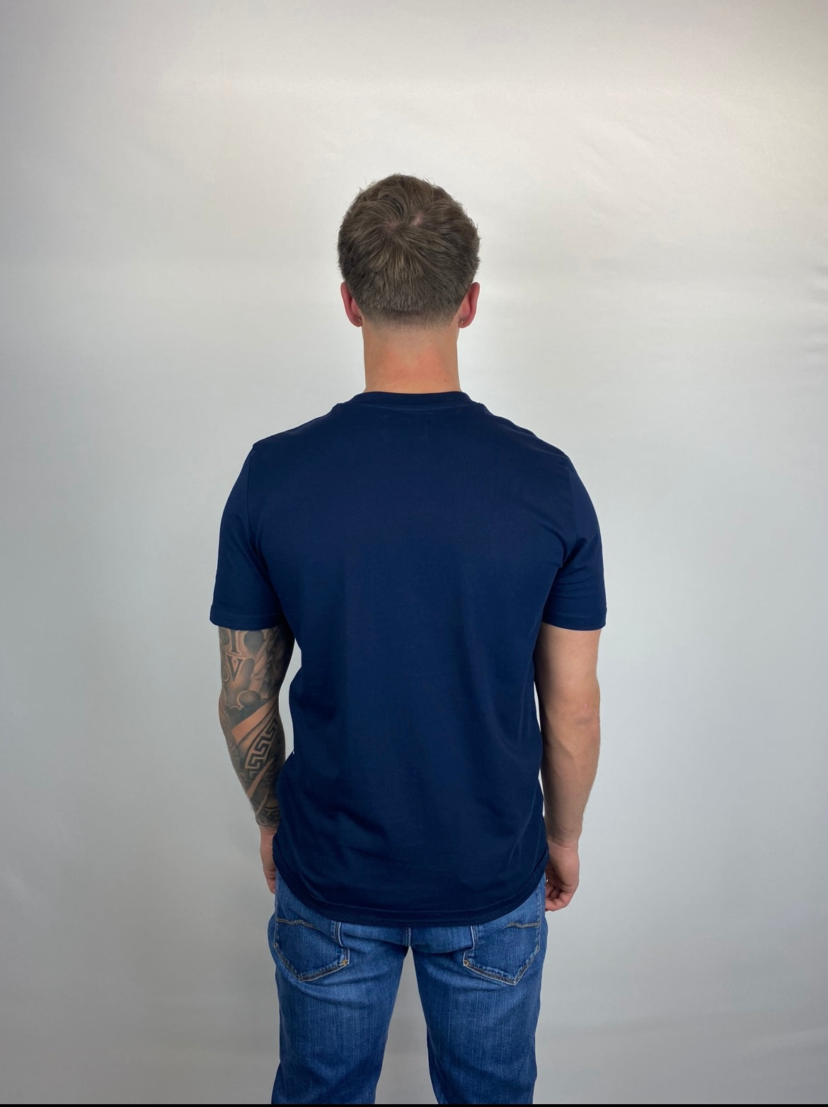 illicit risk navy T-shirt