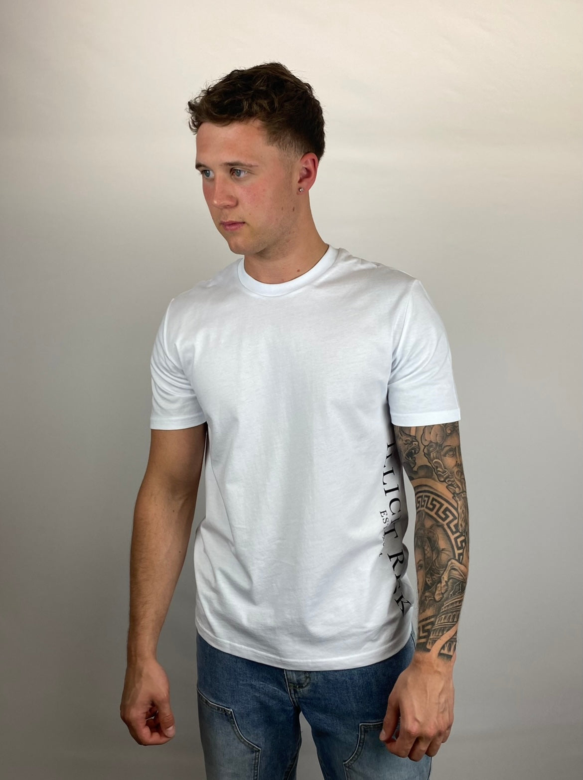 illicit risk white T-shirt