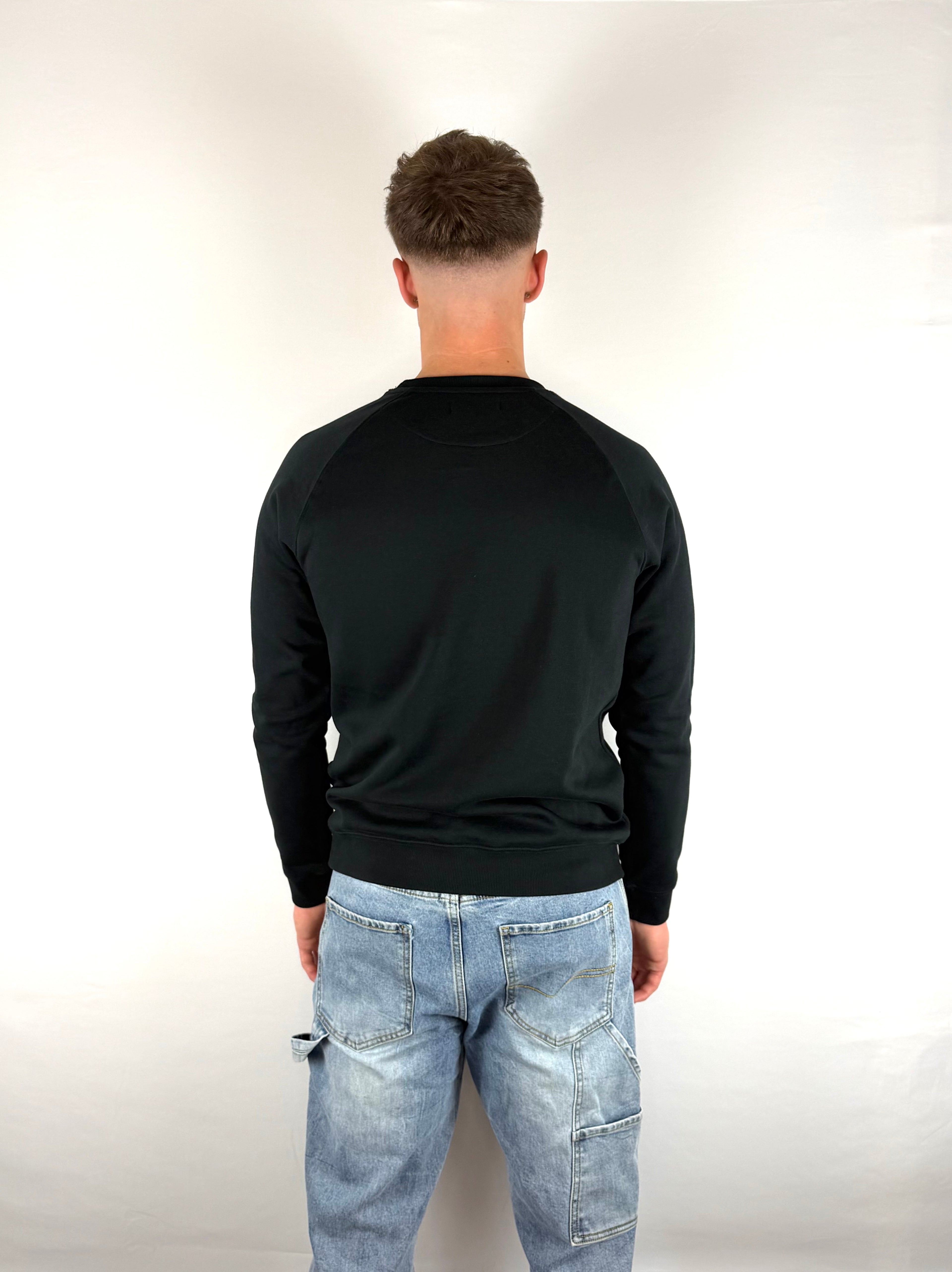 Black Embroidered Sweater