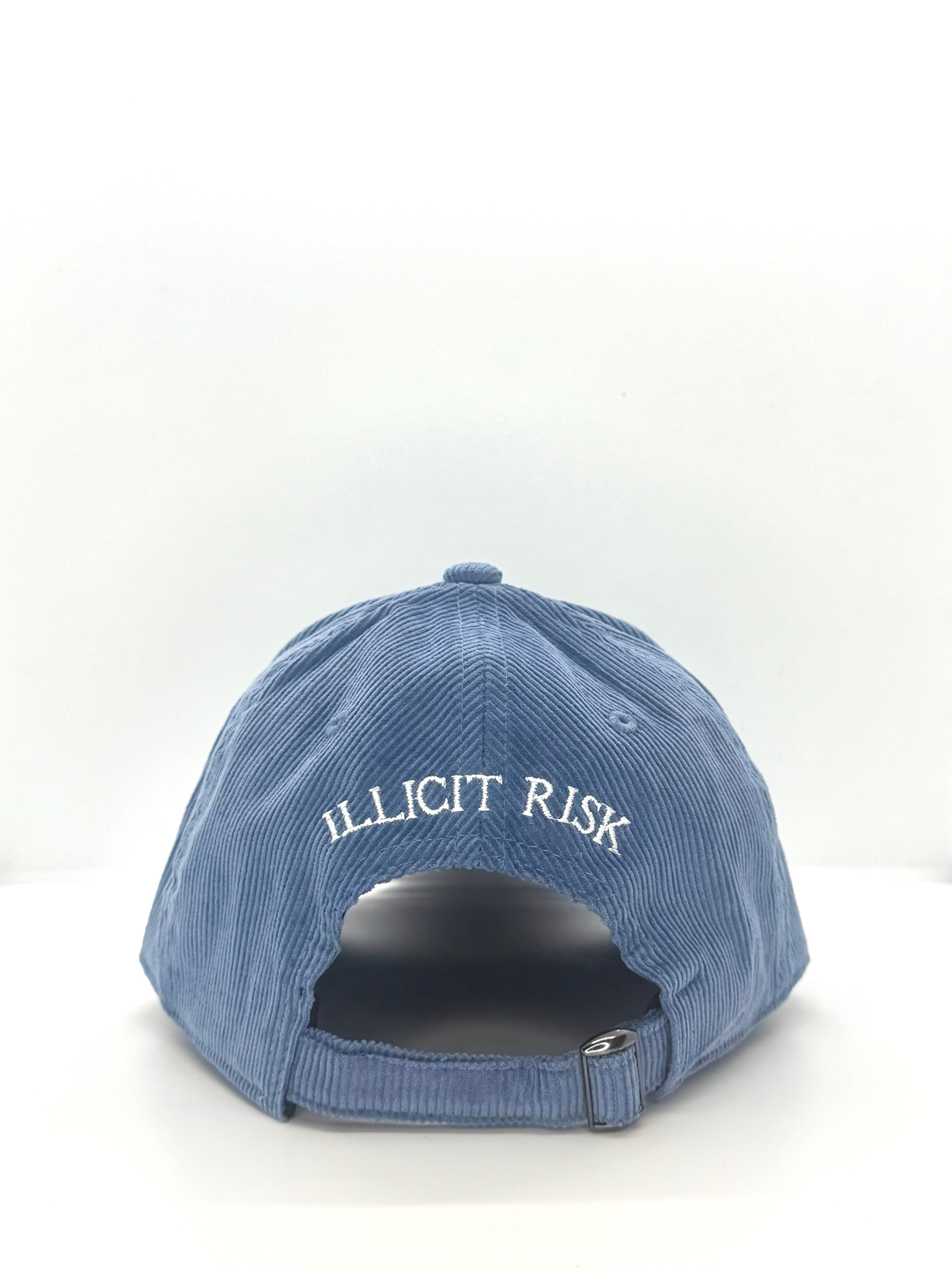 Light Blue Cord Baseball Cap