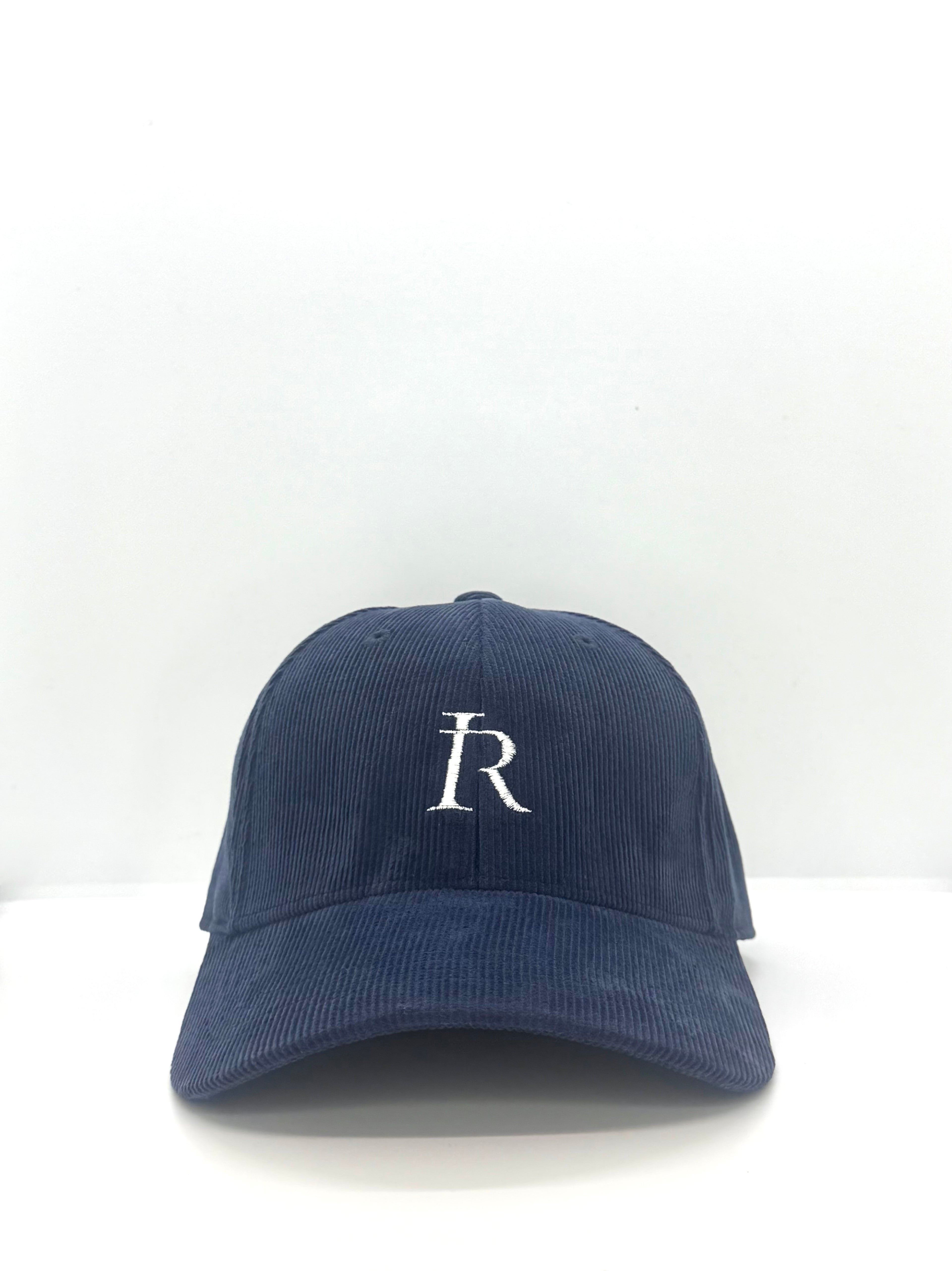 Navy Cord Baseball Cap