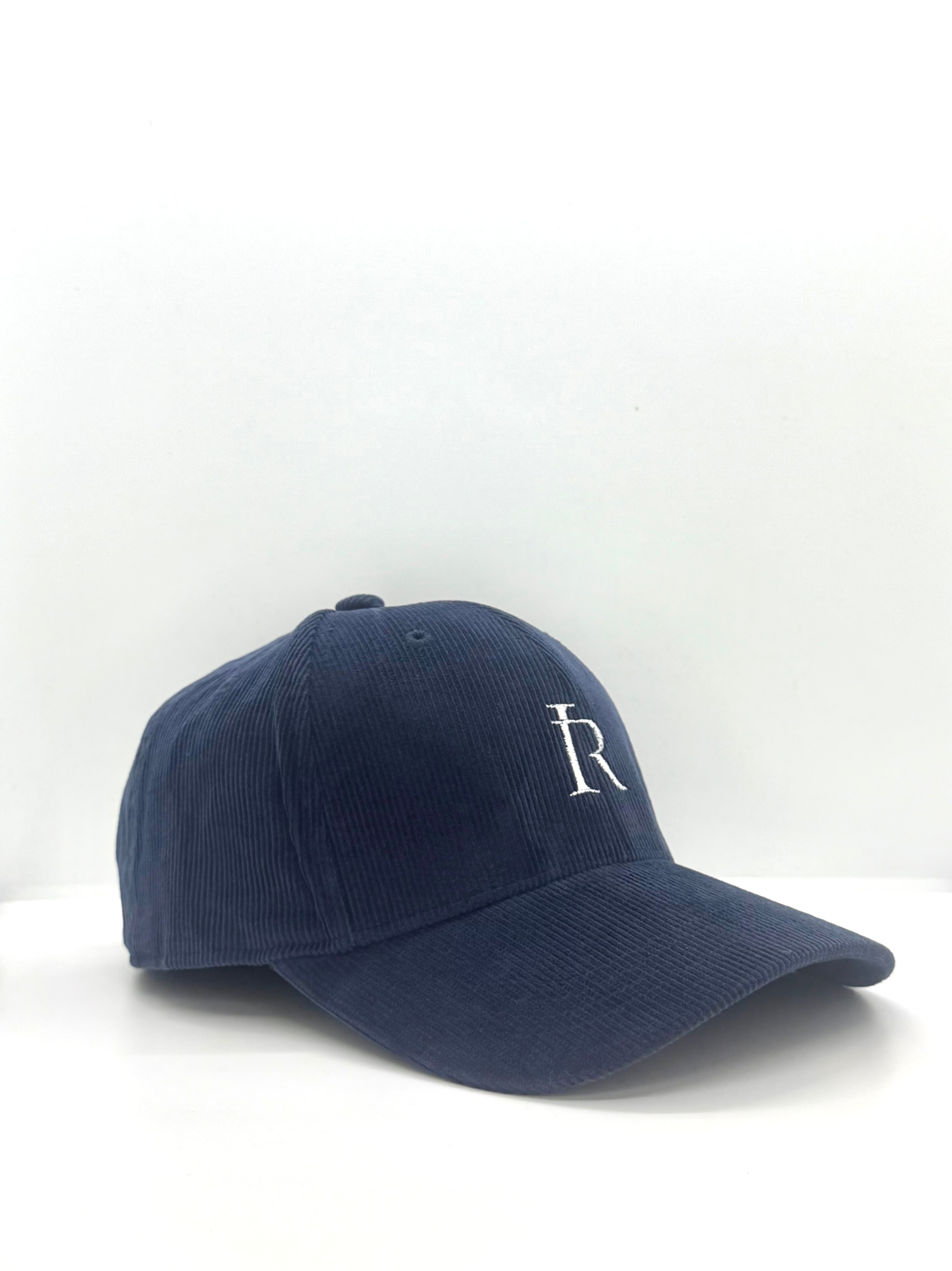 Navy Cord Baseball Cap