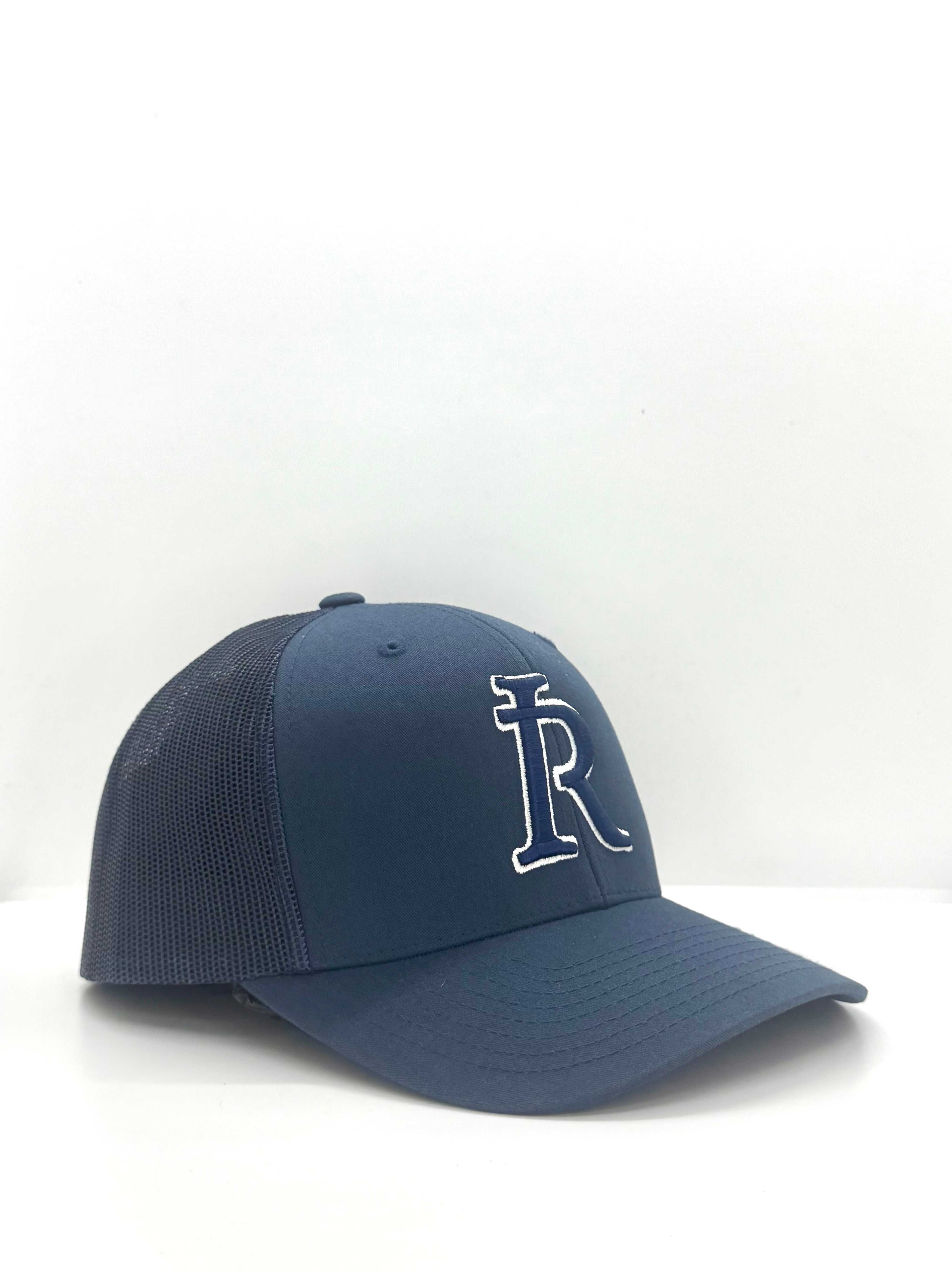 Navy trucker cap
