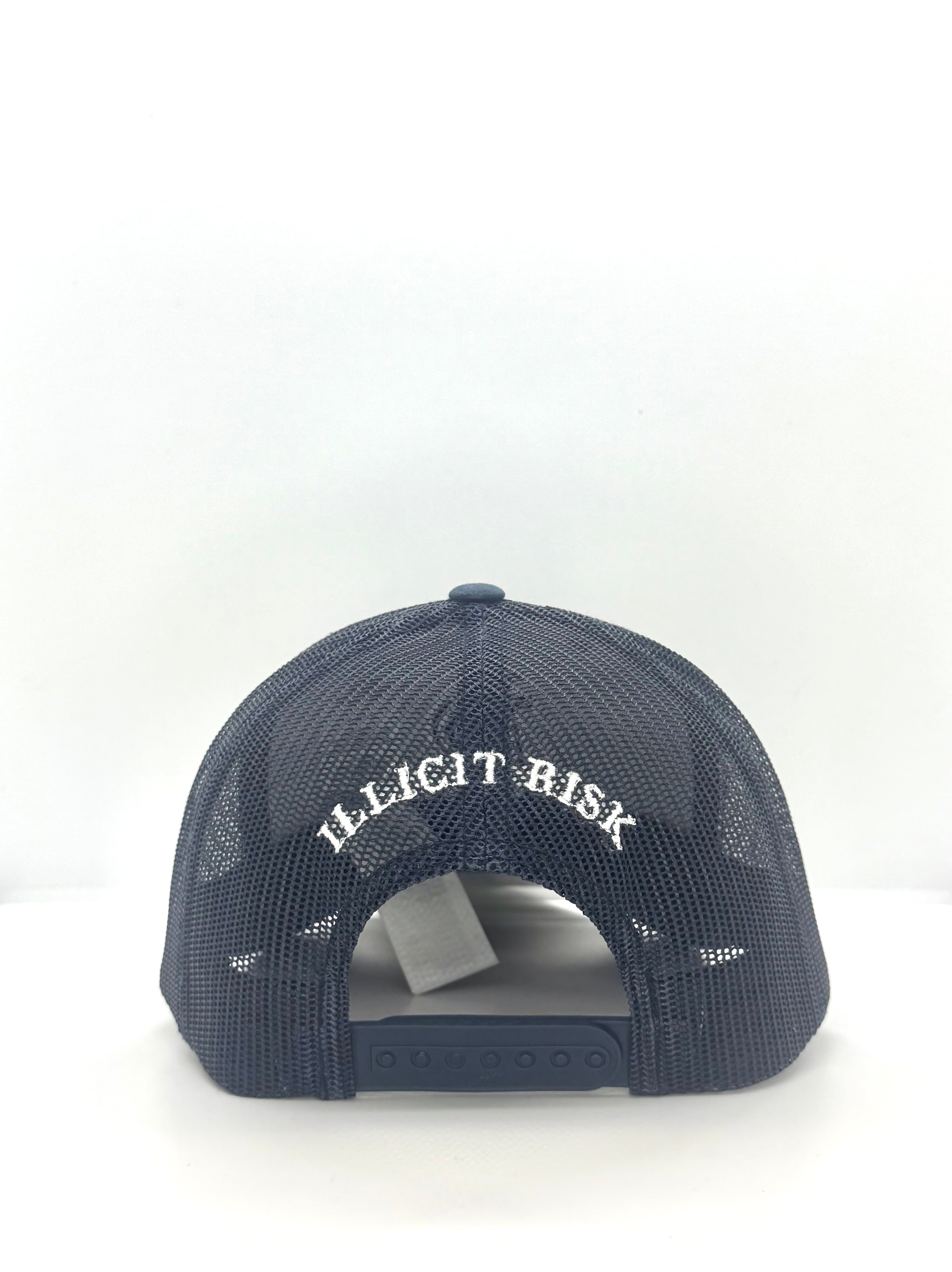 Navy trucker cap