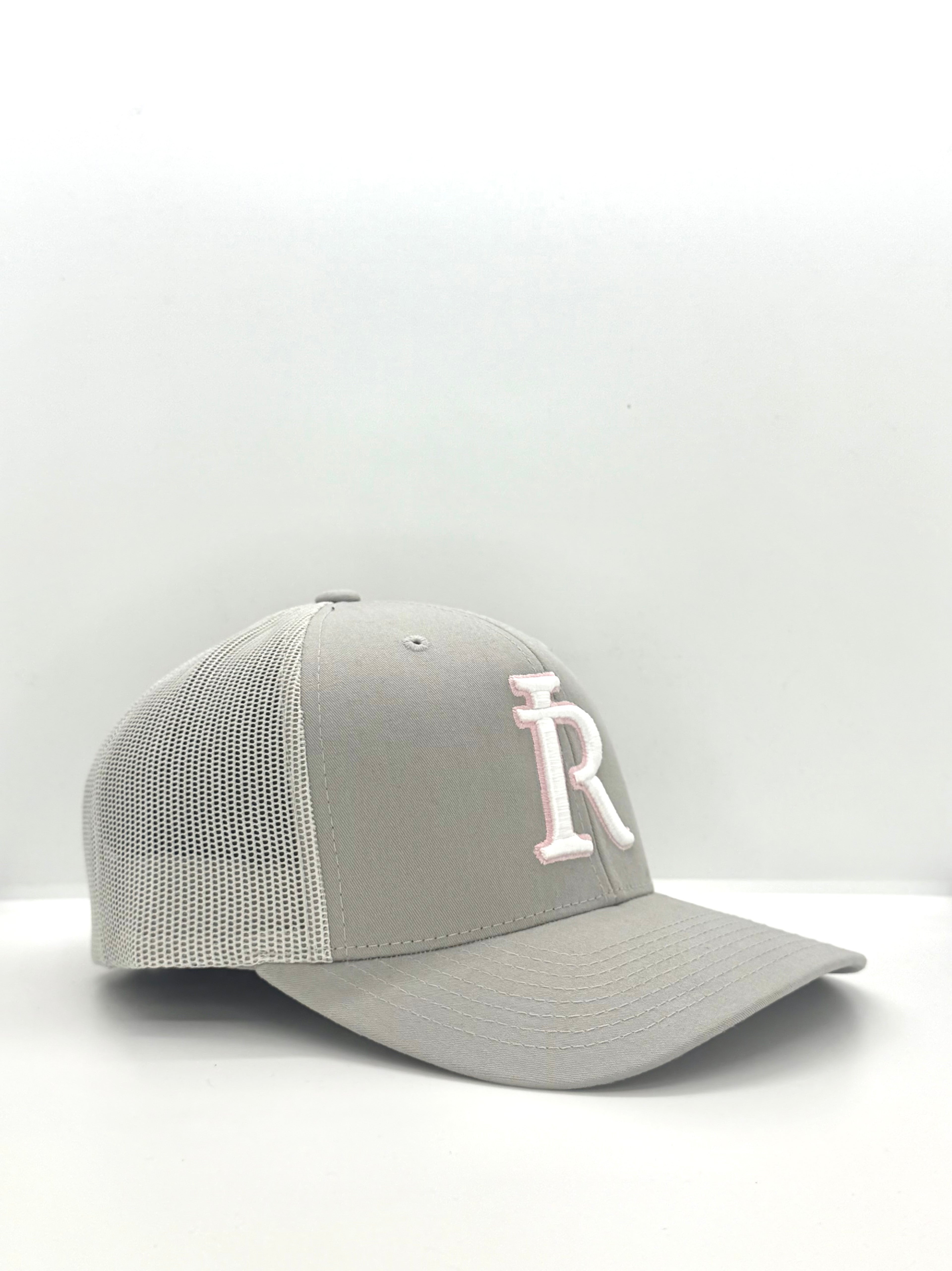 Grey-Pink Trucker Cap